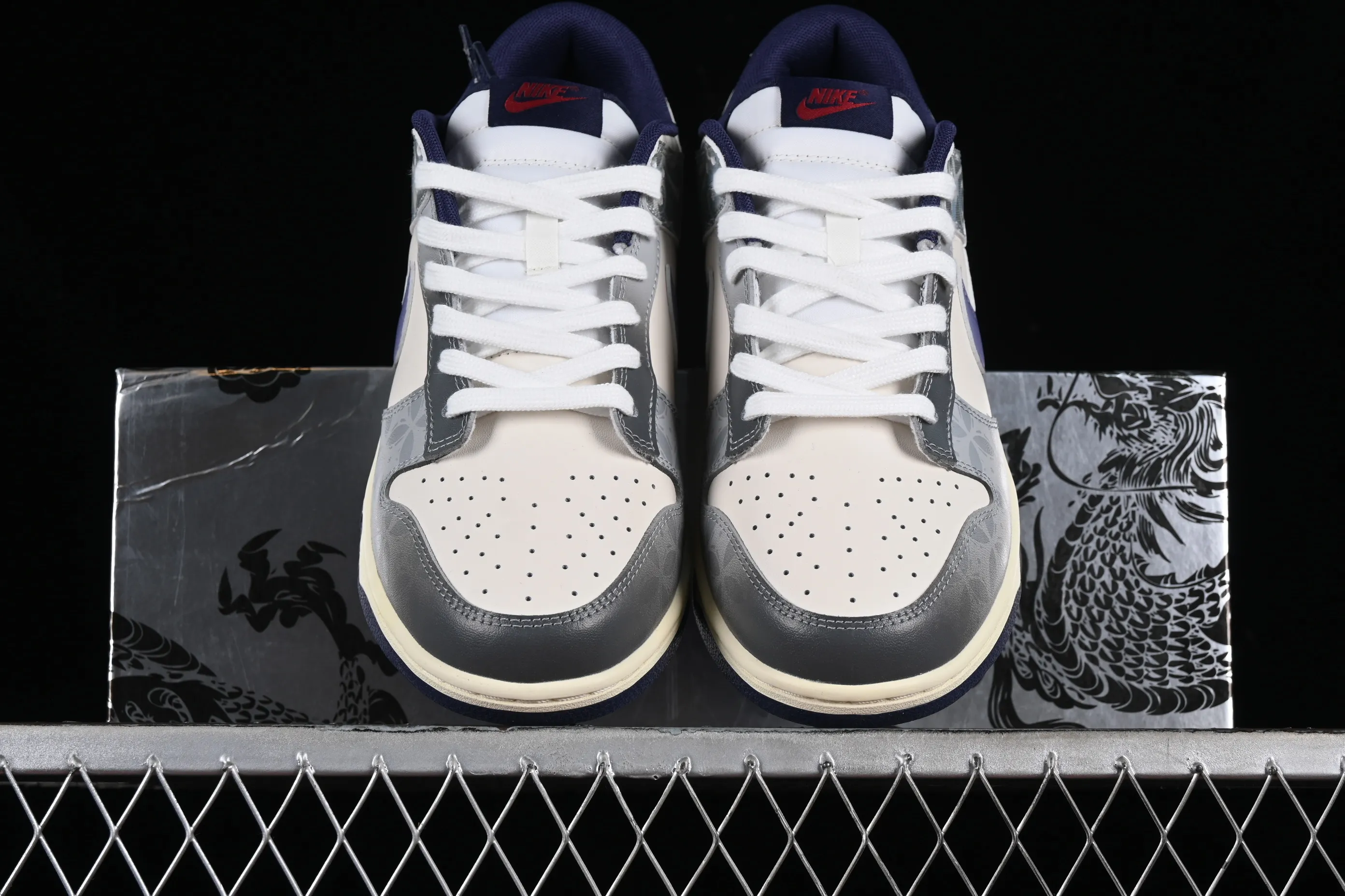 All categories Nk SB Dunk series Nk SB Dunk Low low-top sneakers Nk Dunk Low Panda Prank CNY Year of the Dragon Limited Edition Youlongzeling-Shuiyun SB low-top casual sneakers FV8106-181